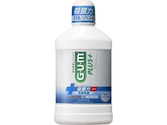 サンスター ガム・プラス デンタルリンス 低刺激ノンアルコールタイプ 450mL 1個(ご注文単位1個)【直送品】
