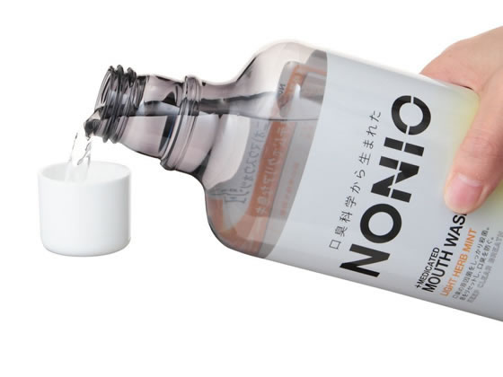 ライオン NONIO マウスウォッシュ 600ml ノンアルコール ライトハーブミント 1本(ご注文単位1本)【直送品】