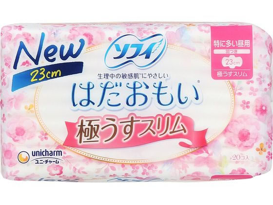 ユニ・チャーム ソフィ はだおもい 極うすスリム230特多い日羽付20コ 1パック（ご注文単位1パック)【直送品】