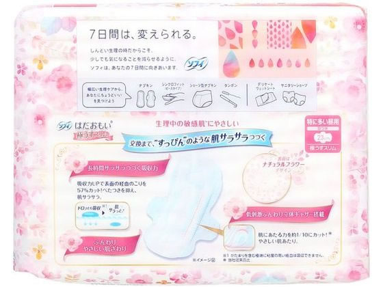 ユニ・チャーム ソフィ はだおもい 極うすスリム230特多い日羽付30コ 1パック(ご注文単位1パック)【直送品】