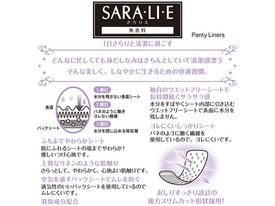 小林製薬 サラサーティSara・li・e 無香料 72個 1パック(ご注文単位1パック)【直送品】