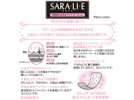 小林製薬 サラサーティSara・li・e ホワイトブーケの香り 72個 1パック(ご注文単位1パック)【直送品】