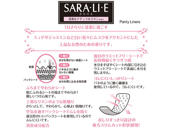 小林製薬 サラサーティSara・li・e ナチュラルリネンの香り 72個 1パック（ご注文単位1パック)【直送品】
