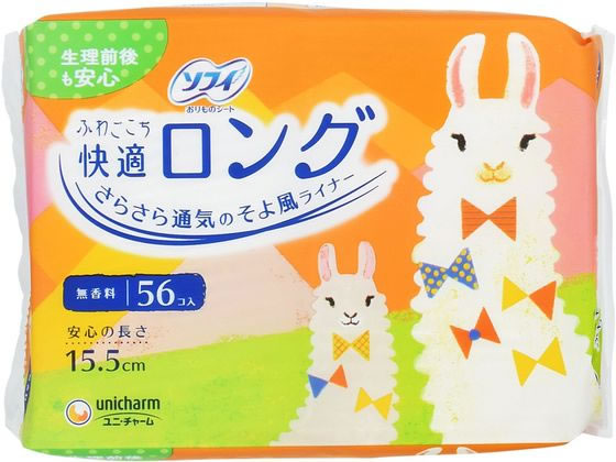ユニチャーム ソフィふわごこち 快適ロング 56枚 1パック（ご注文単位1パック)【直送品】