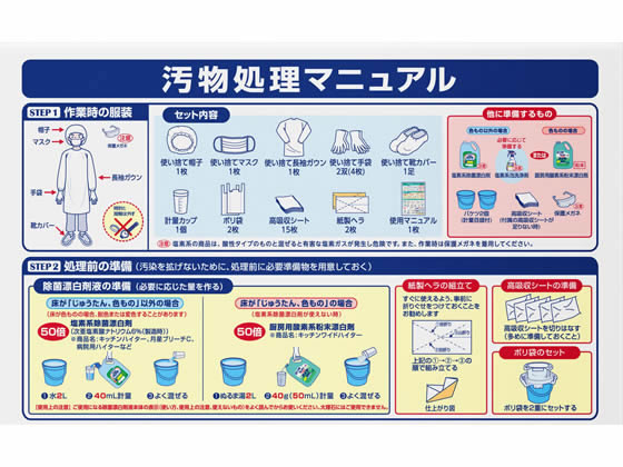 KAO かんたん汚物処理キット 長袖タイプ 1箱(ご注文単位1箱)【直送品】