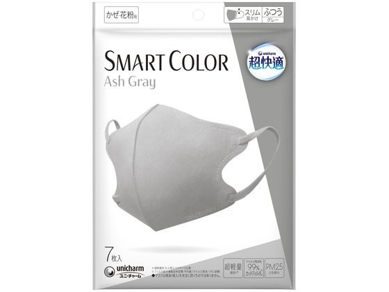 ユニ・チャーム 超快適 SMART COLOR AshGray ふつう 7枚 1袋(ご注文単位1袋)【直送品】