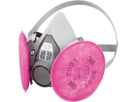 3M 取替え式 防じんマスク 6000 2091-RL3 ラージサイズ 1個（ご注文単位1個)【直送品】