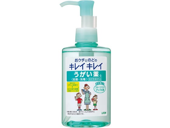 ライオン キレイキレイ うがい薬 フルーツミントアップル味 200ml 1本（ご注文単位1本)【直送品】