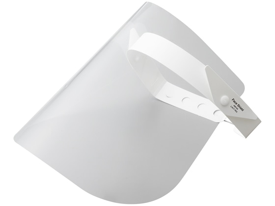 リヒトラブ フェイスシールド 5個 HM100 1組(ご注文単位1組)【直送品】