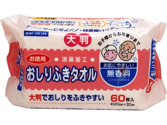 カナッペ おしりふきタオル 60枚 KN-118 1パック（ご注文単位1パック)【直送品】