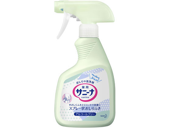 KAO サニーナ薬用スプレー状おしりふき 業務用 400ml 1本（ご注文単位1本)【直送品】