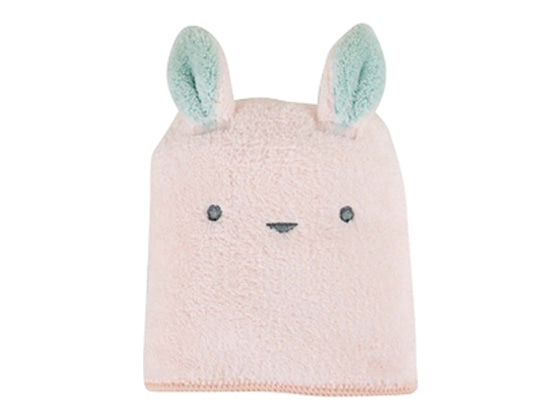 シービージャパン 吸水アニマル フェイスタオル ウサギ 1個(ご注文単位1個)【直送品】