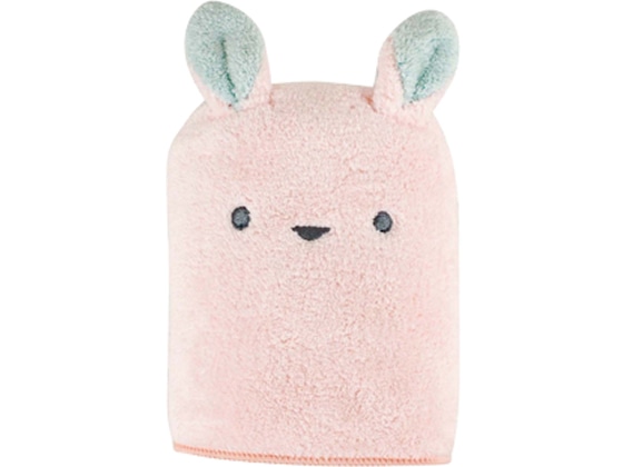 シービージャパン 吸水アニマル ヘアドライタオル ウサギ 1個(ご注文単位1個)【直送品】