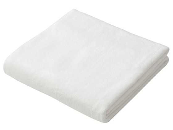 シービージャパン マイクロファイバー カラリプラス バスタオル ホワイト 1個（ご注文単位1個)【直送品】