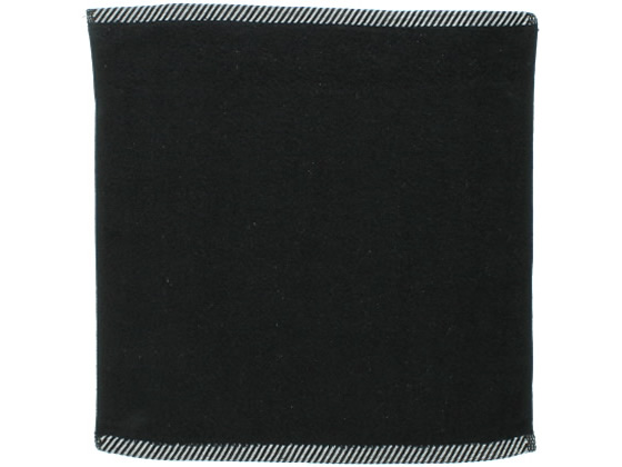 ボーダー入りハンドタオル 10枚セット ブラック 10200203 1パック（ご注文単位1パック)【直送品】