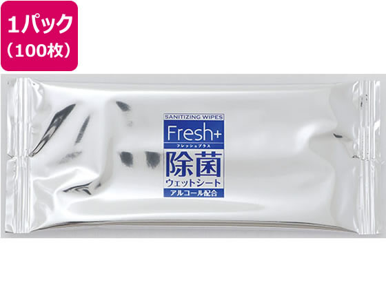 大黒工業 除菌ウェットシート 100枚 1310511 1パック（ご注文単位1パック)【直送品】