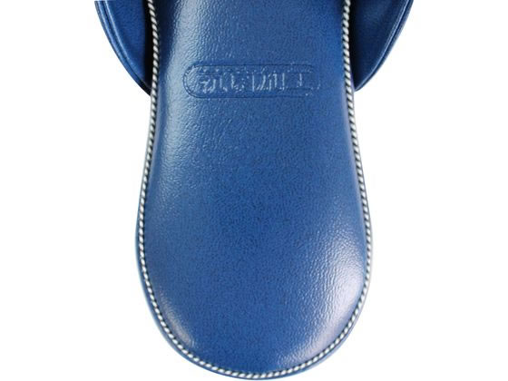 ストロング 抗菌ビニールスリッパ(EVA底) ブルー 30足 10-1-254-92 1箱(ご注文単位1箱)【直送品】