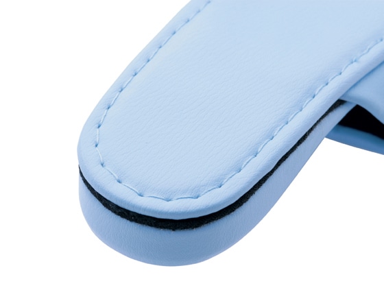 抗菌レザー調スリッパ ブルー 30足組 36056 1セット(ご注文単位1セット)【直送品】