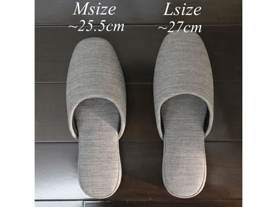 ストロング 生地の様なビニールスリッパ M BEIGE 10-5-155-09 1足(ご注文単位1足)【直送品】