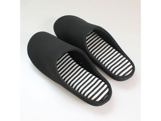 ストロング チャールストン ルームシューズ Mサイズ ブラック 1足（ご注文単位1足)【直送品】