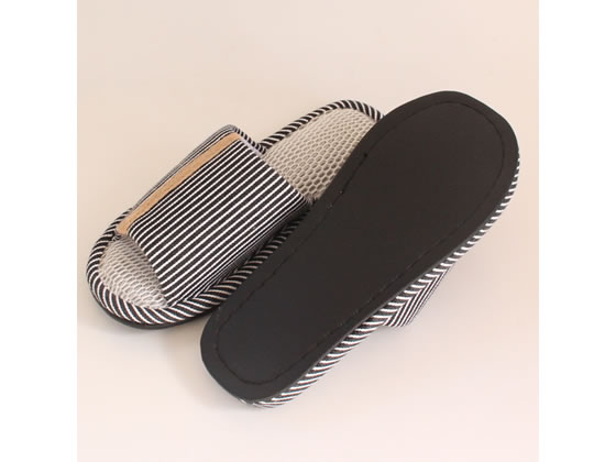 ストロング ハニカムメッシュのスリッパ Mサイズ ブラック 1足(ご注文単位1足)【直送品】