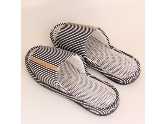 ストロング ハニカムメッシュのスリッパ LLサイズ ブラック 1足(ご注文単位1足)【直送品】