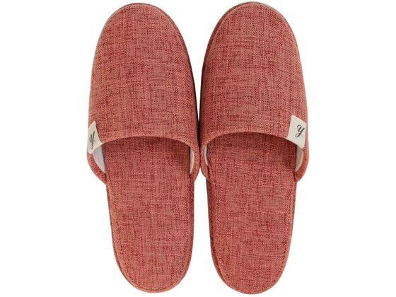 ストロング 来客用スリッパ 無地 コーラル 59-1-010-01 1足(ご注文単位1足)【直送品】