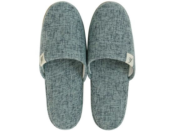 ストロング 来客用スリッパ 無地 M ライトブルー 59-1-010-02 1足(ご注文単位1足)【直送品】