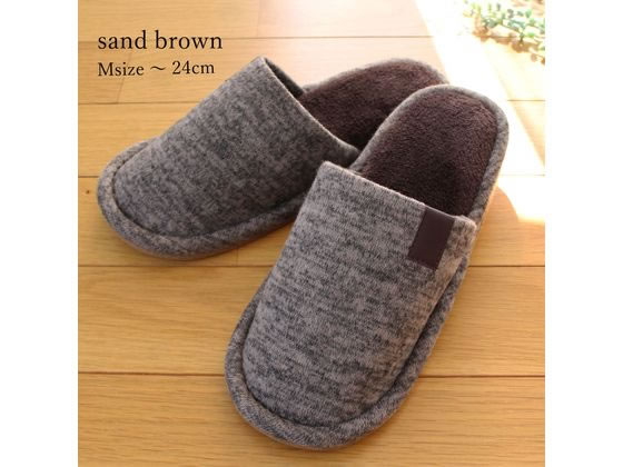 ストロング フェイクレザーテープスリッパ M Sand Brown 62-4-010-06 1足(ご注文単位1足)【直送品】
