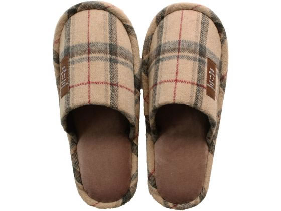ストロング 秋冬スリッパ DEER ANTLER L ベージュ 62-4-834-06 1足(ご注文単位1足)【直送品】