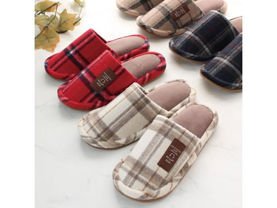 ストロング 秋冬スリッパ DEER ANTLER L ネイビー 62-4-834-02 1足(ご注文単位1足)【直送品】