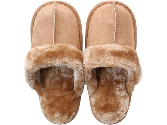 ストロング センターシーム ボアスリッパ キャメル 62-3-550-06 1足(ご注文単位1足)【直送品】