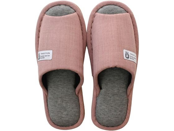 ストロング 抗菌 スリッパ 竹炭繊維 Mサイズ ピンク 60-4-100-01 1足(ご注文単位1足)【直送品】