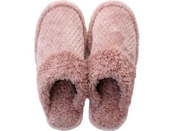 ストロング もこもこ パインボア スリッパ M ピンク 62-3-027-01 1足(ご注文単位1足)【直送品】