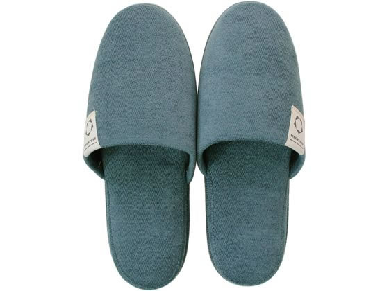 ストロング 来客用 ワンポイントタグ スリッパ L ブルー 62-1-805-02 1足(ご注文単位1足)【直送品】