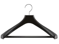 シンコハンガー ニューPAT2号ストップ 黒 10本 1箱（ご注文単位1箱)【直送品】