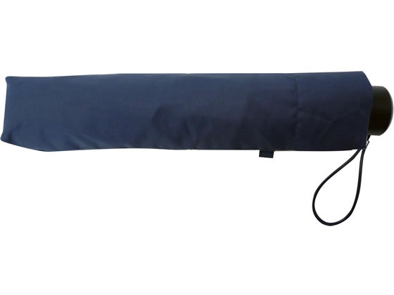 耐風式折りたたみ傘 65cm 6本骨 無地 紺 5038 1本(ご注文単位1本)【直送品】