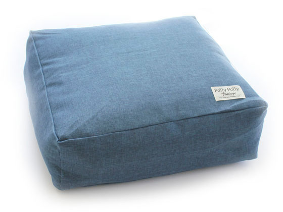 かけ布団がクッションになる ふとん収納袋 ネイビー 1個(ご注文単位1個)【直送品】