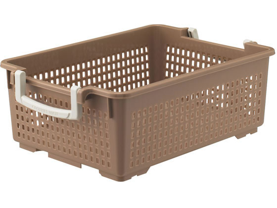 伊勢藤 フリーバスケット ベージュ M I-289-2 1個(ご注文単位1個)【直送品】