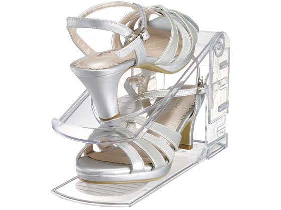 伊勢藤 靴収納ハーフ ハイヒール対応 クリア I-558 1個（ご注文単位1個)【直送品】