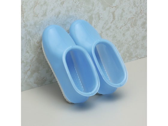 レック シンプルブーツ28 浅型 ブルー W-316 1足(ご注文単位1足)【直送品】