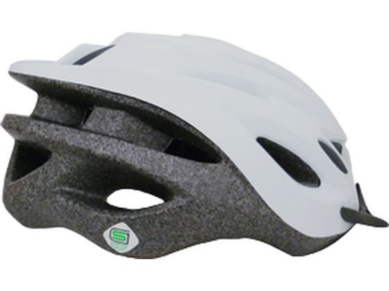 キャプテンスタッグ 自転車用ヘルメット ヴェント児童以上 ソフト ホワイト 1個(ご注文単位1個)【直送品】