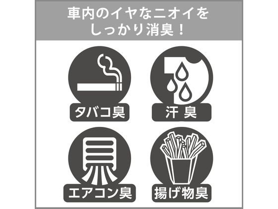 エステー クルマの消臭力 新車復活 ウイルス除去プラス 無香性 1個(ご注文単位1個)【直送品】