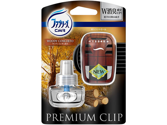 P&G ファブリーズ プレミアムクリップ ウッディコンチェルト 本体 7ml 1個（ご注文単位1個)【直送品】