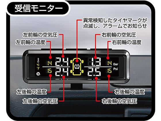 カシムラ タイヤ空気圧センサー KD220 1個(ご注文単位1個)【直送品】