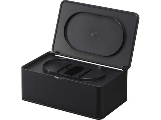 山崎実業 ウェットティッシュケース スマート ブラック 5579 1個（ご