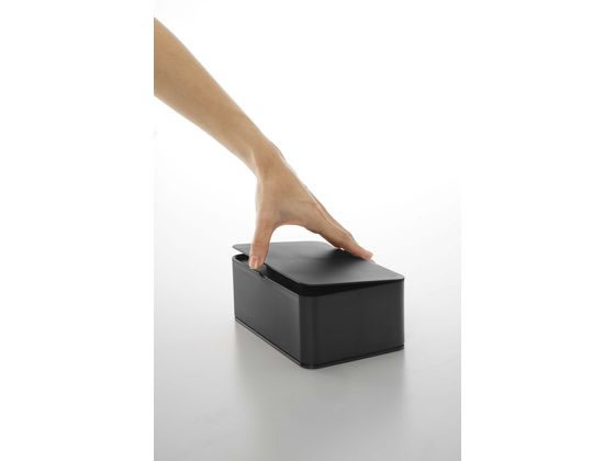 山崎実業 ウェットティッシュケース スマート ブラック 5579 1個（ご