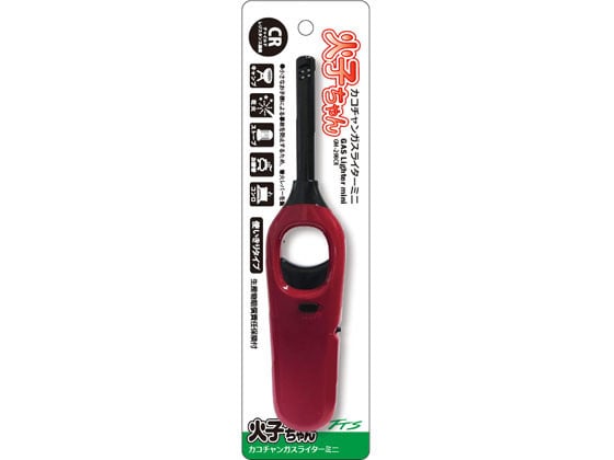 TTS 火子ちゃん ガスライターミニ GM-298CR 1個(ご注文単位1個)【直送品】