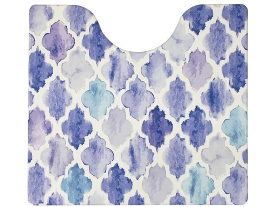 ヨコズナクリエーション トイレマット 約55×60cm PVC モロッカン 1枚(ご注文単位1枚)【直送品】