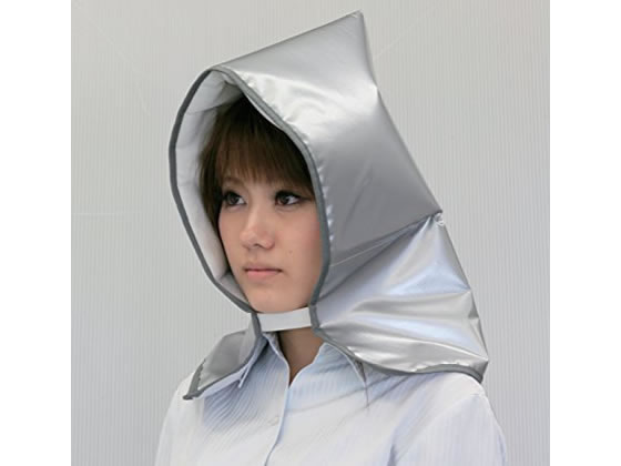 アイリスオーヤマ 防災頭巾 シルバー BZN-300 1個(ご注文単位1個)【直送品】